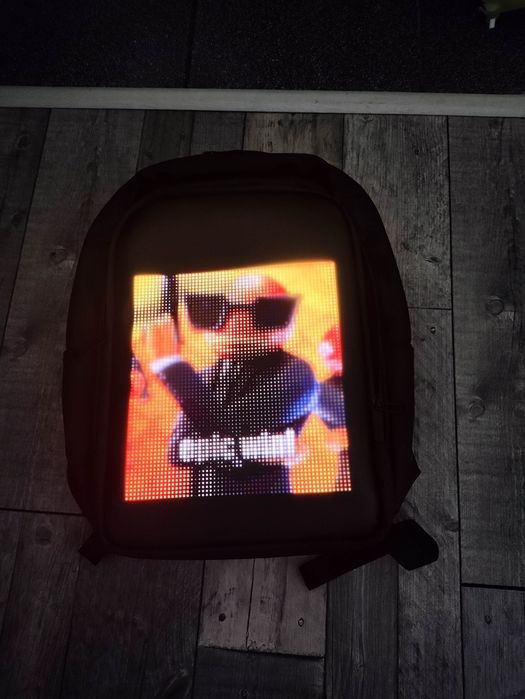 Plecak LED Duży, nowy,ekran, wyświetlacz.