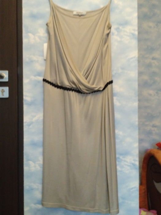 MONNARI sukienka srebrna połysk