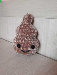 Kupa na szydełku Poop amigurumi