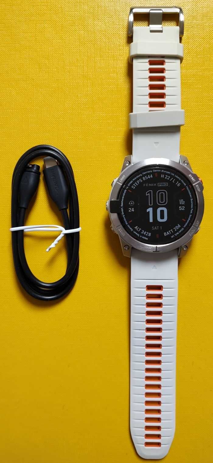 zegarek smartwatch Garmin Fenix 7x Pro sapphire solar GPS