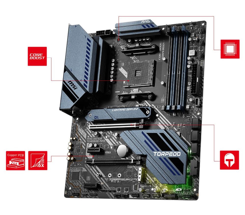 Ryzen 7 5800x / MSI MAG X570S AM4  (sMA4,AMD X570, PCI- Ex16)