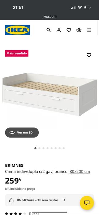 Cama individual dupla ikea