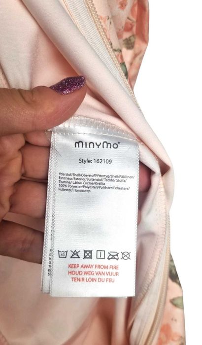 Kombinezon Minymo 110 softshell, w kwiaty, nowy, scandi, jak Reima
