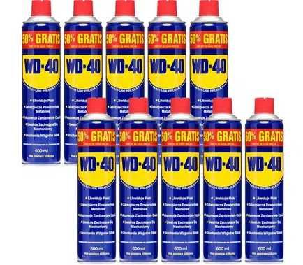 10x WD-40 WD40 Preparat środek wielofunkcyjny 600ml