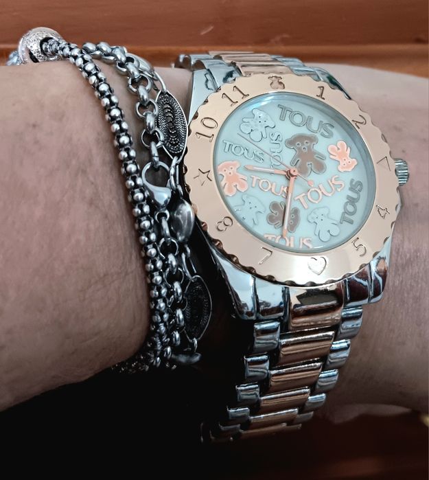 Anel aliança relogio material   aço novos