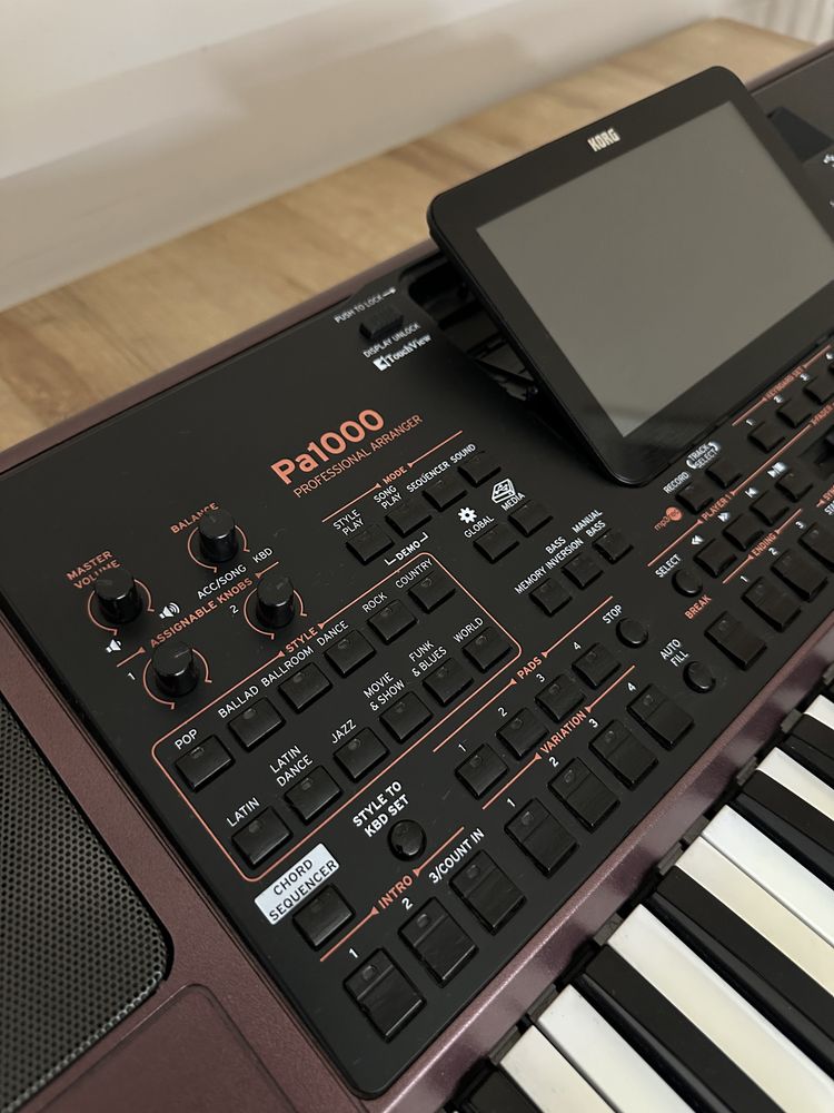 Korg pa1000 klawiszy keyboard