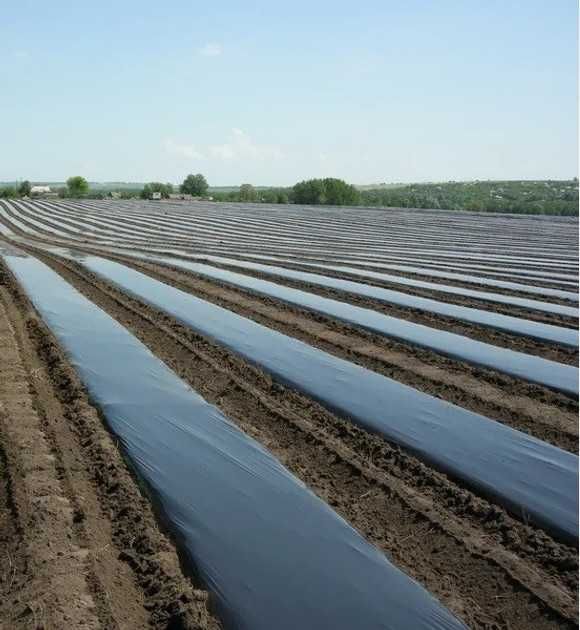 Плівка чорна технічна 250 мкм, 6×10 м — для, бліндажів,зерна,ставків