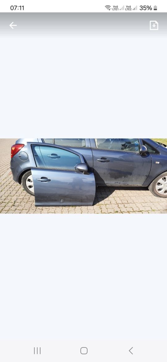 Drzwi prawe przud corsa d z168