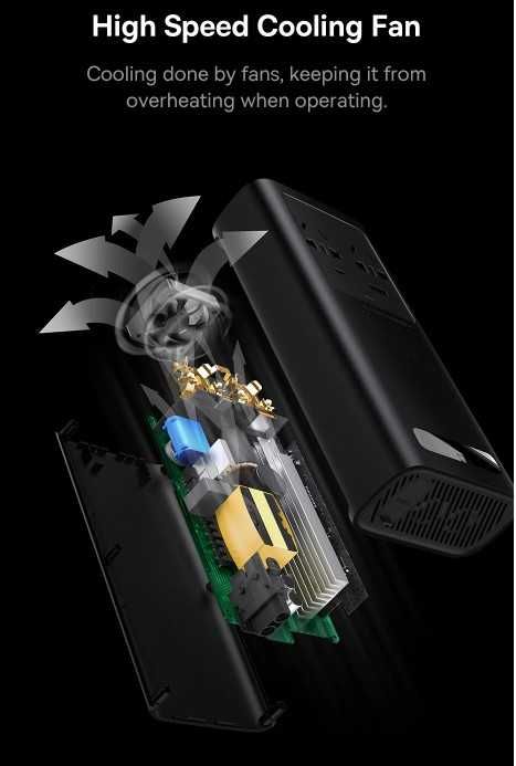 Інвертор Baseus 500W Super Si Power inverter (Чистый Синус)