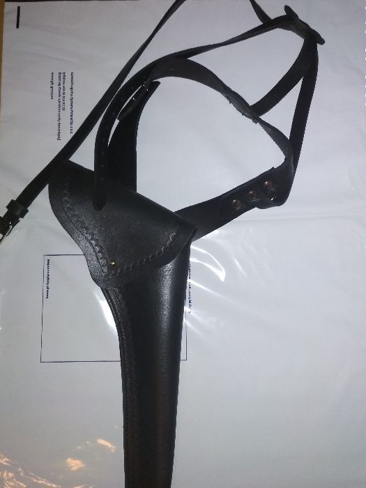 kabura na rewolwer czarny proch,szelki producent