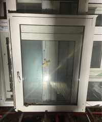 Okno PCV PVC z demontazu - biale okno 114x145 cm