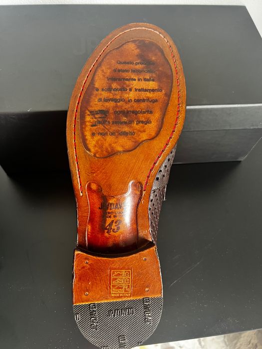 Італійські літні чоловічі туфлі JpDavid