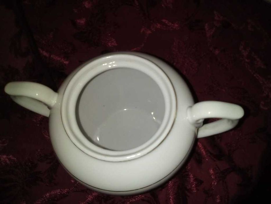 Фарфор сахарница, Барановкий Фз, винтаж 50-е гг