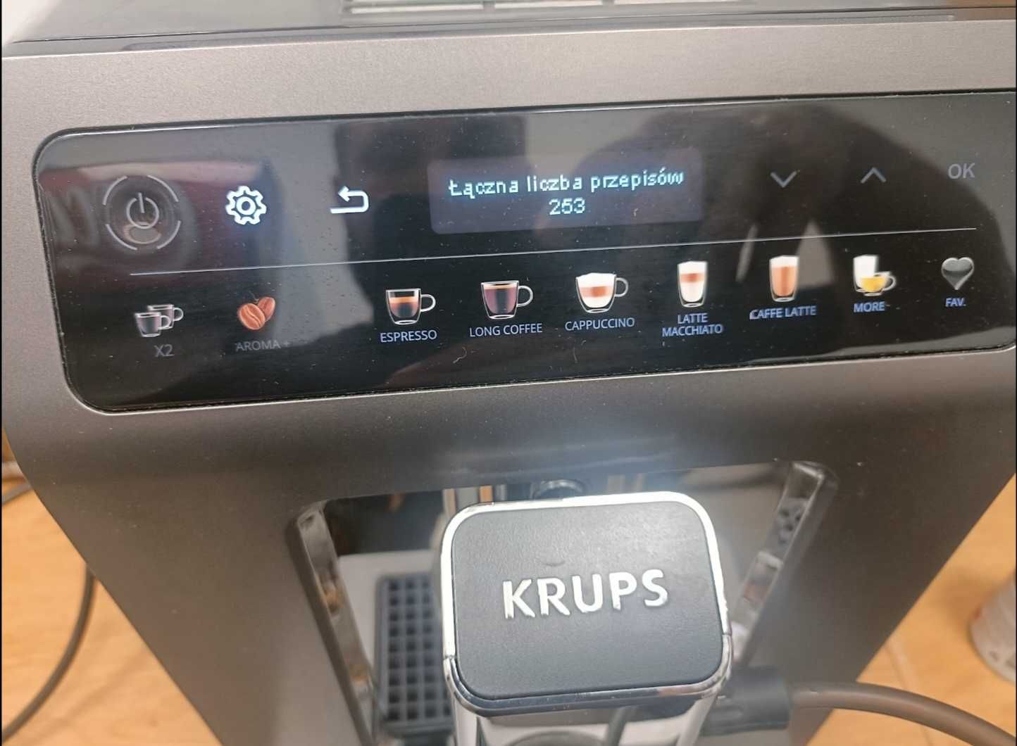 Ekspres  KRUPS EVIDENCE ONE EA895E miedziany