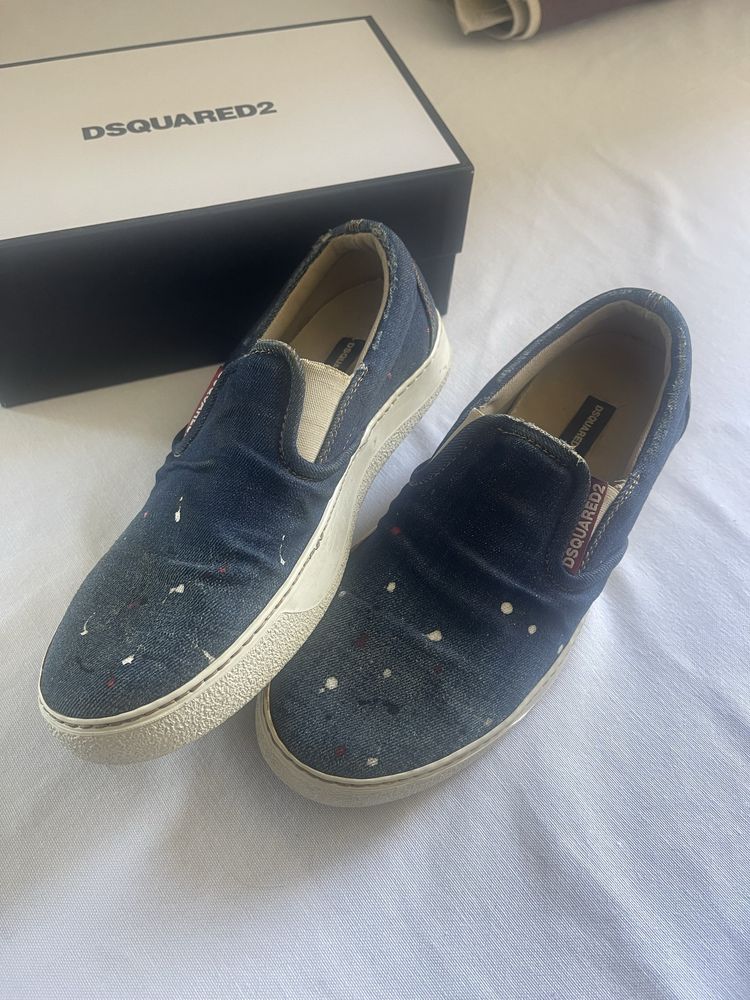Слипоны мокасины Dsquared оригинал