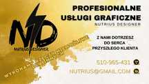 Projekty graficzne wizytówki ulotki loga  reklama - drukarnia ulotek