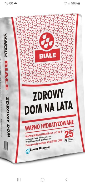 Wapno BIAŁE Lhoist Bukowa