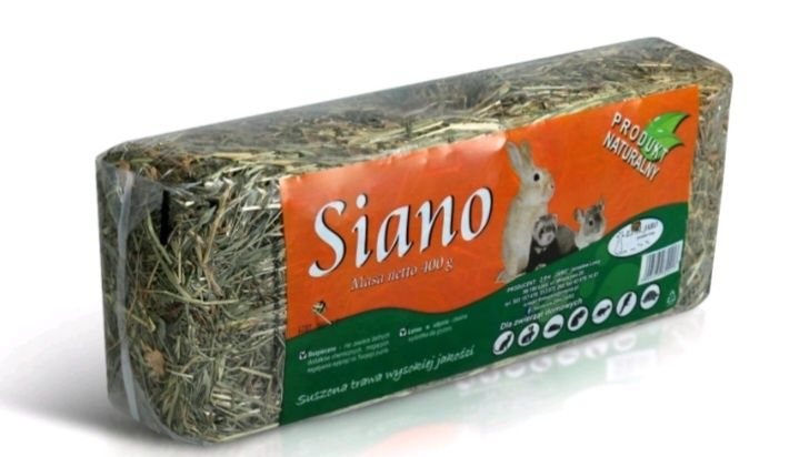 Siano dla gryzoni I królików 400g+karma+trociny