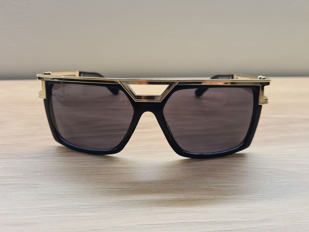 HIT Nowe Okulary Polaryzacyjne Przeciwsłoneczne UV400 Czarno Złote