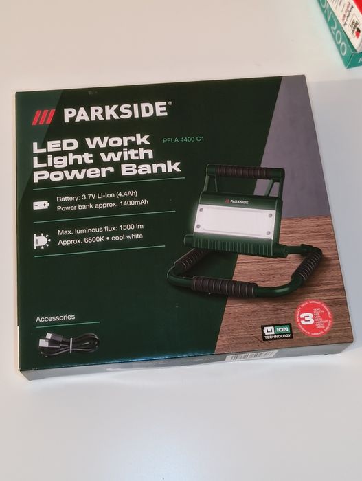 Lampa LED reflektor parkside