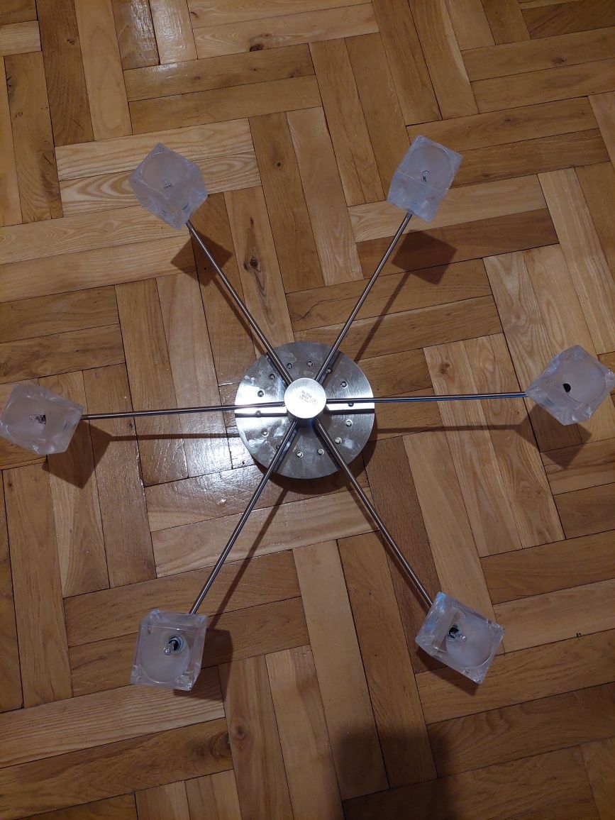 Oświetlenie sześcioramienne halogen