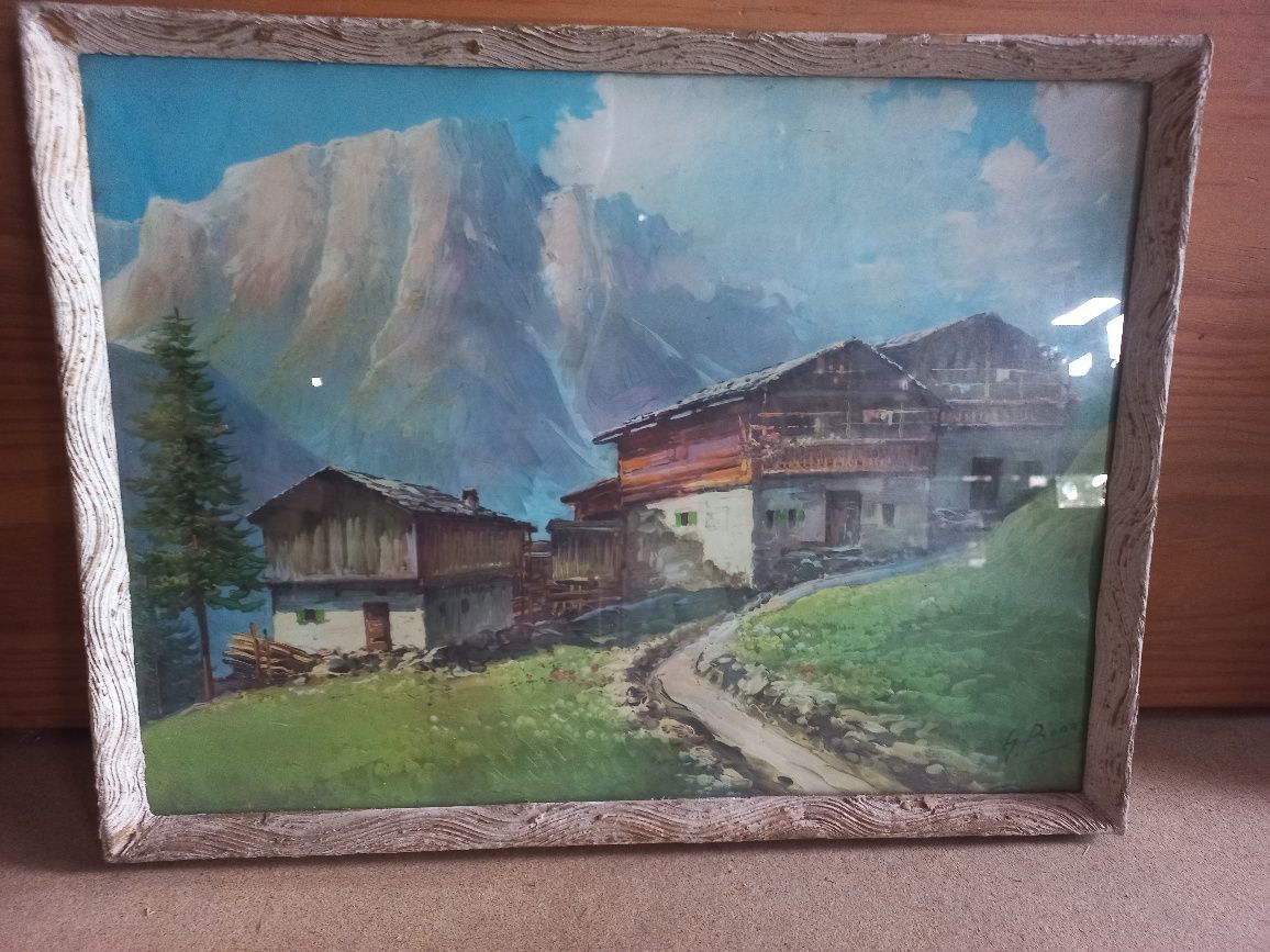 Quadro paisagem bom estado