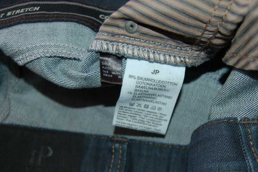 Johann Popken 30 W45 L32 pas 116 jeansy męskie proste jnowe z elastane