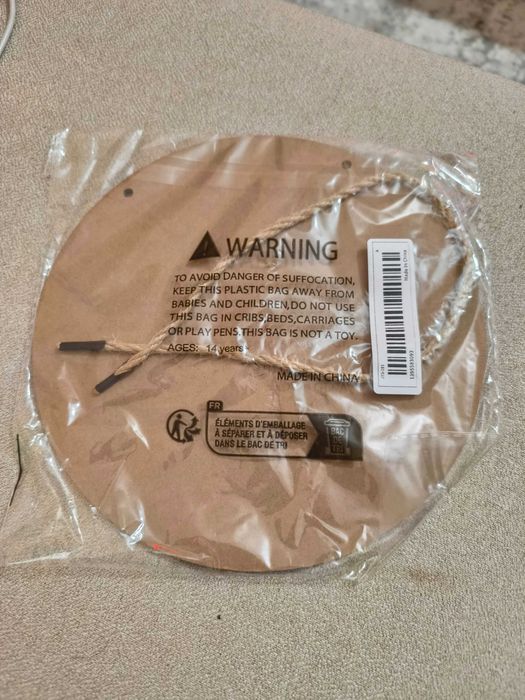 Placa de Welcome de madeira - nova