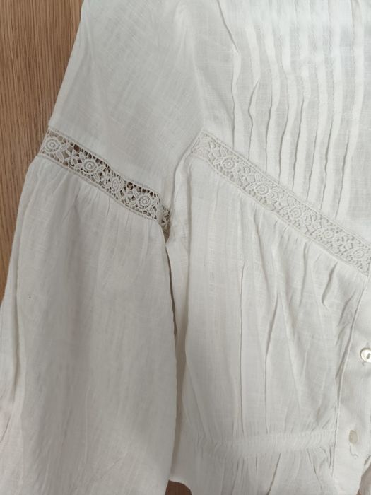 Koszula biała Zara 120 dziewczęca