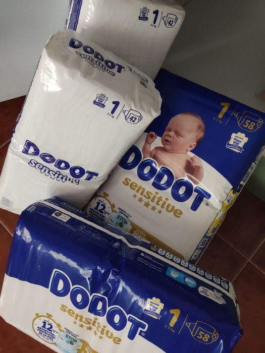 Fraldas descartáveis Dodot