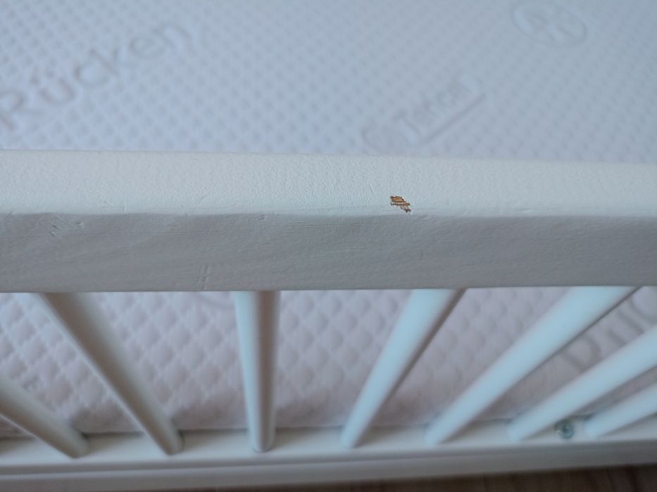 Łóżeczko Luletto 160x80 + materac Rucken stark