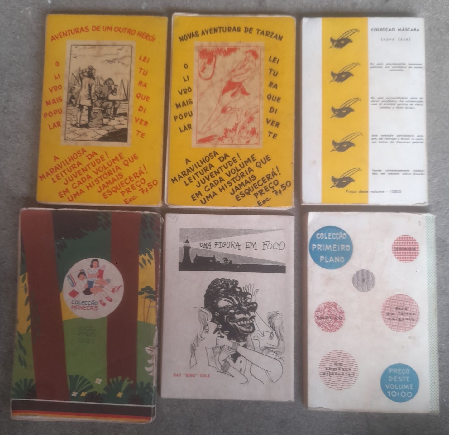 Livros coleção Manecas, Heróis e Aventureiros, Máscara, Primeiro Plano