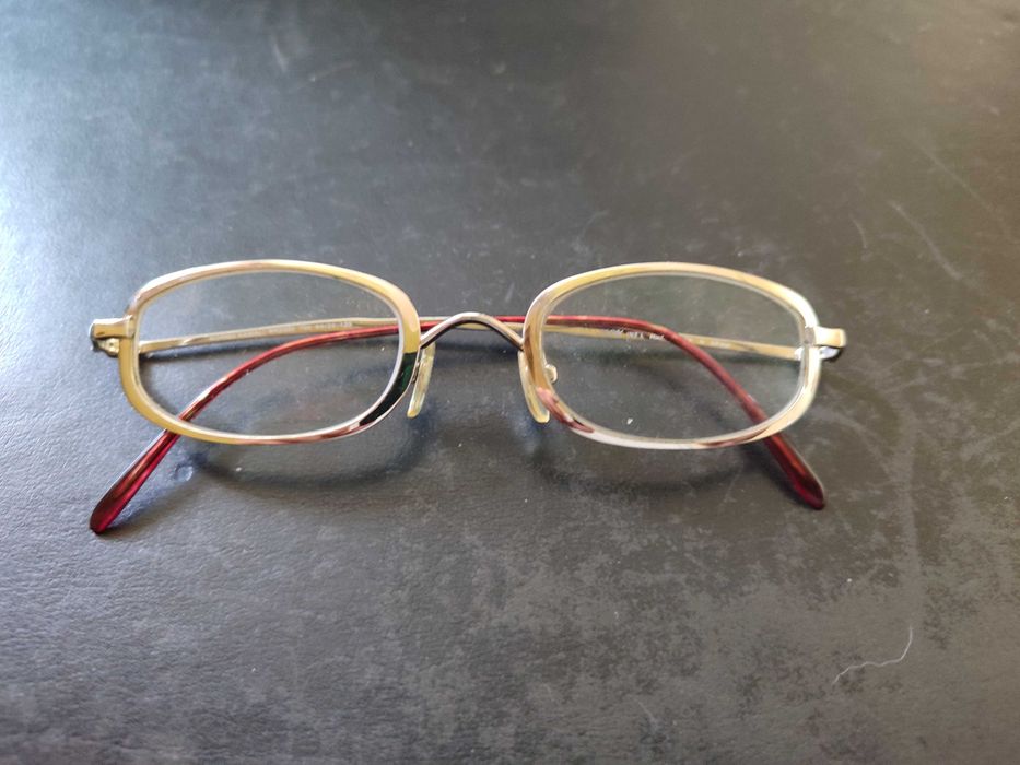 Очки. Оправа металлическая, медицинская сталь. Япония
