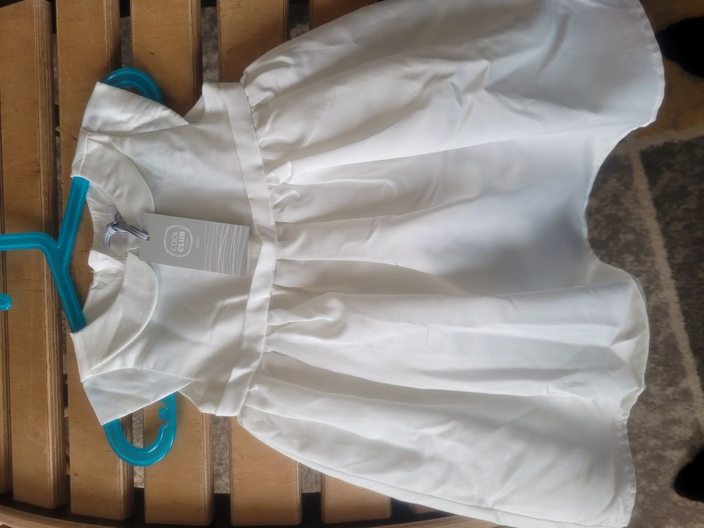 Sukieneczka z futerkiem cool club 92cm chrzest