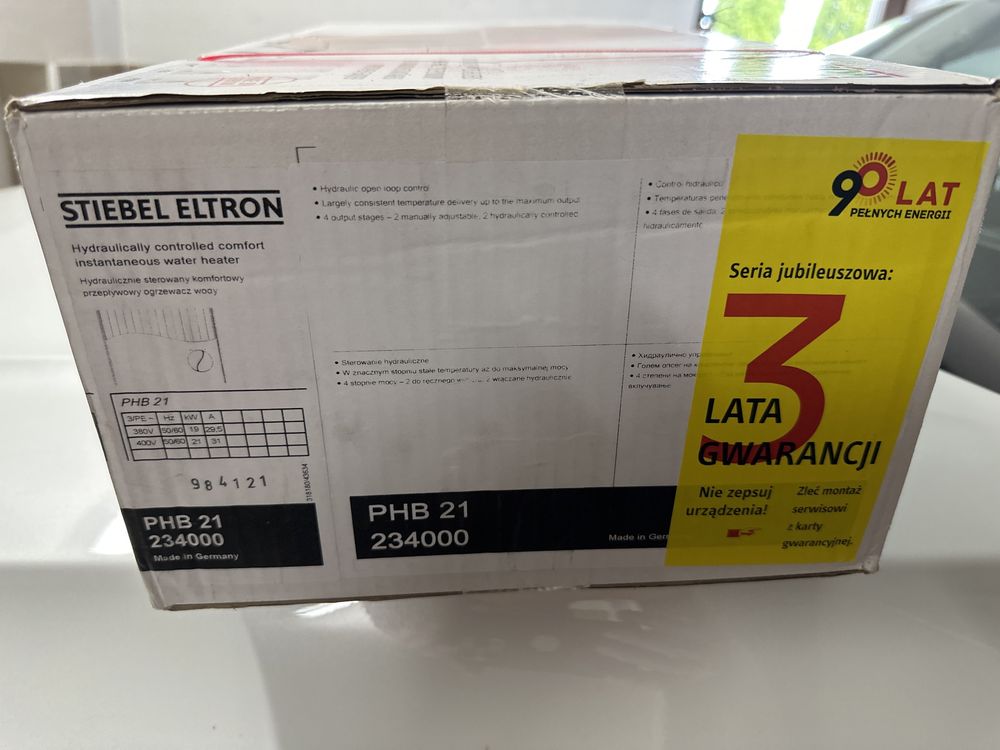 Sprzed  ogrzewacz wody stiebel eltron phb21
