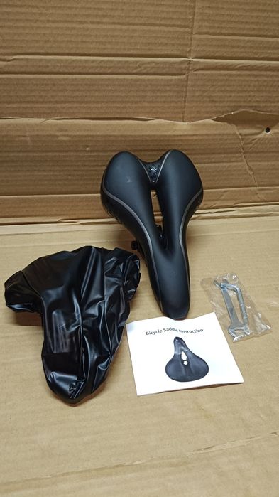 Siodełko rowerowe wygodne żelowe MTB