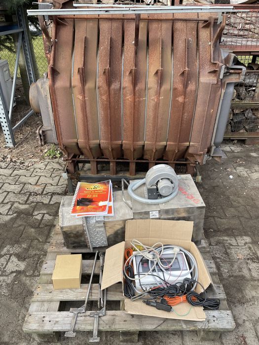 Piec buderus + palnik pellet 300 kW NOWY