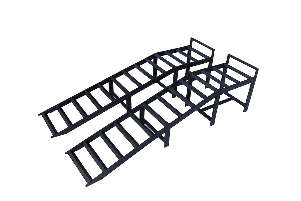 Najazdy samochodowe warsztatowe 140 × 30 × 30 cm – udźwig do 3 ton