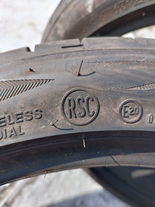 2szt 255/40/18 Bridgestone RSC 4,5mm dot0418