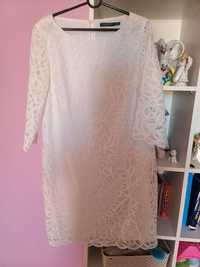 Sukienka Ralph Lauren 42 biała cudna koronka z Usa