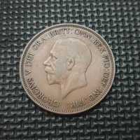 *WIELKA BRYTANIA [1096] *ONE 1 PENNY 1935 George V -Numizmatyka monety