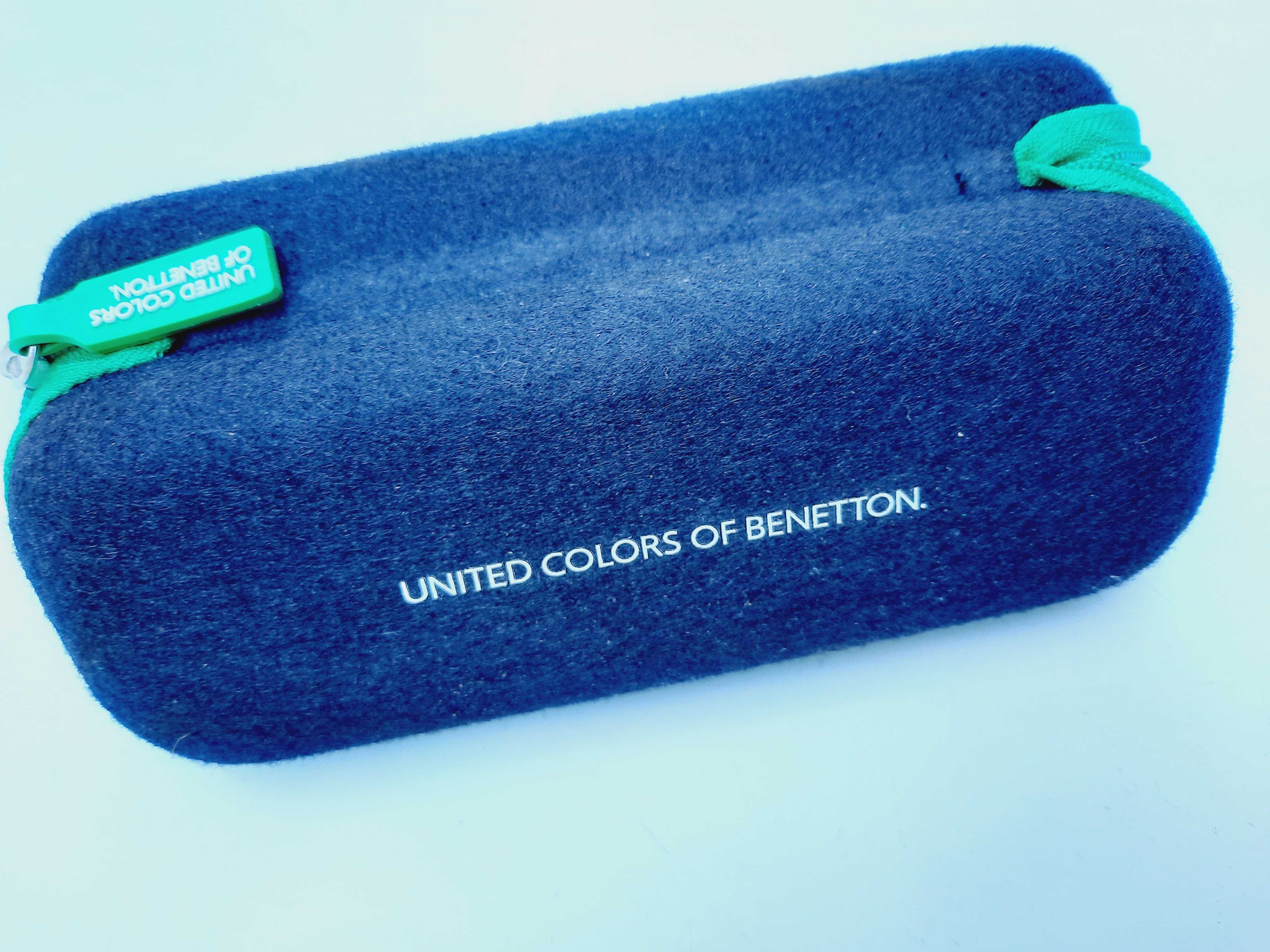 Etui na okulary United Colors of Benetton filcowe