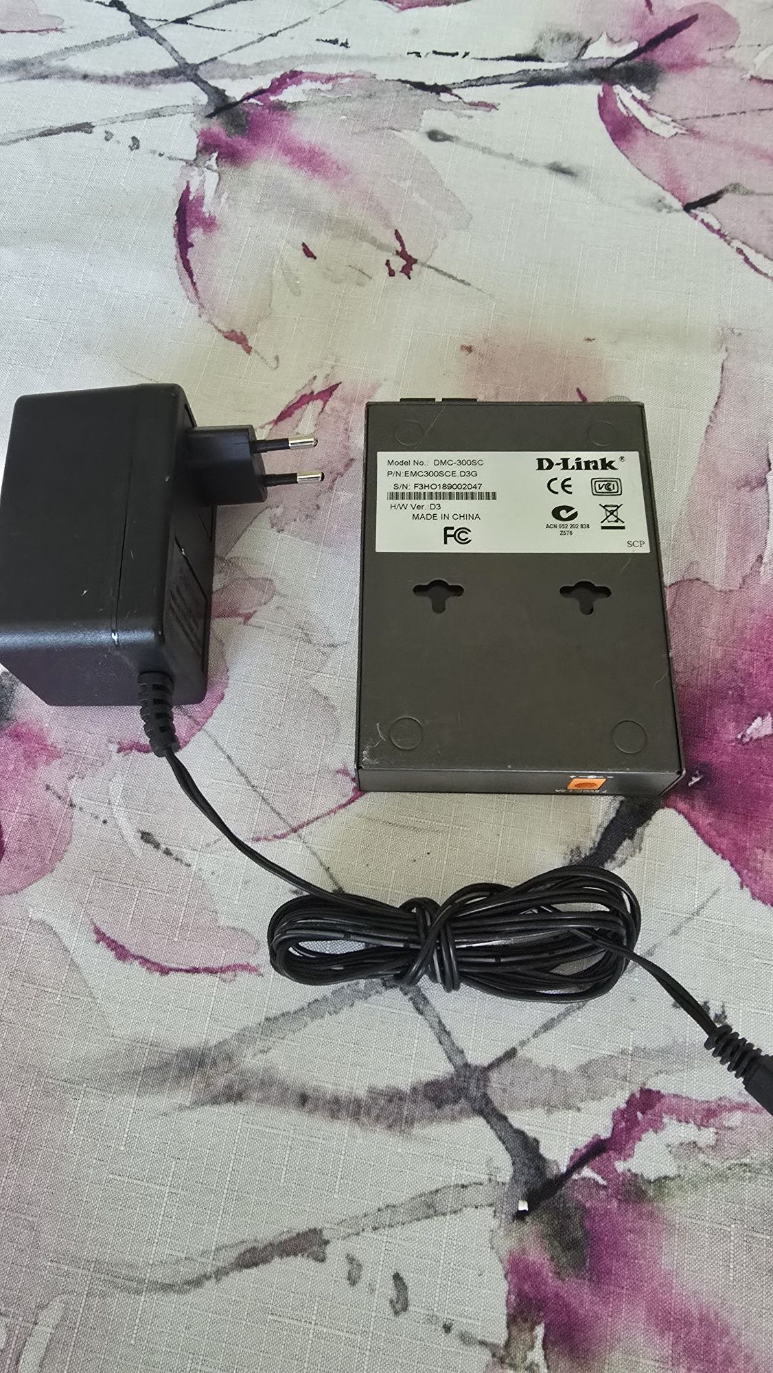 Konwerter Światłowodowy D-LINK DMC-300SC