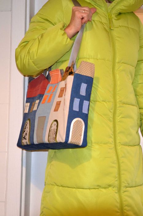 Oryginalna torba, torebka damska. Rękodzieło.