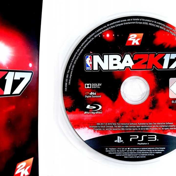 NBA 2K17 Ps3 Playstation 3 2017 Pudełkowa 17