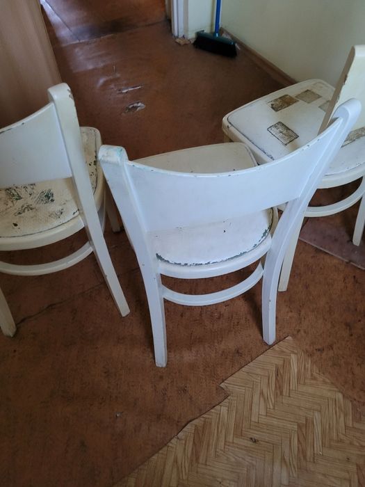 Krzesła Vintage PRL 3 szt., do renowacji. Odbiór osobisty Zielona Góra