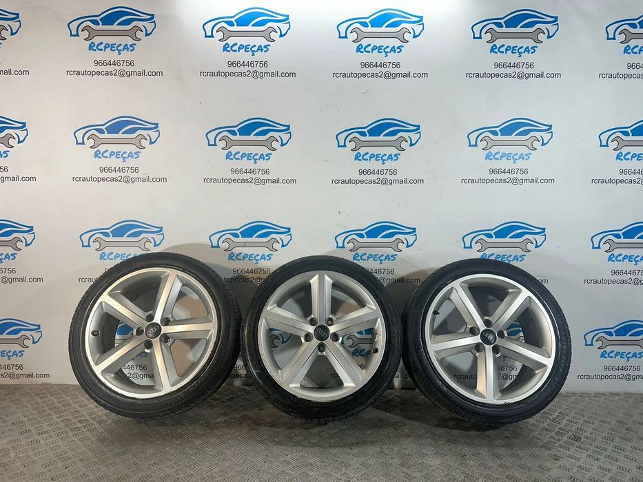 .Conjunto Jantes 18 Audi S-line A4 B8 5x112 8J ET47 8K0801025Q