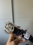 Pasek czarny just cavalli 75 cm