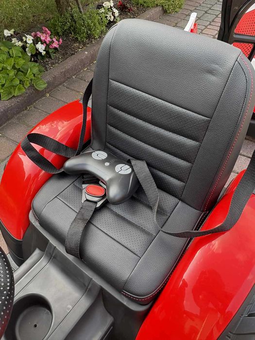 TRAKTOR na Akumulator z przyczepką Dla Dzieci 400W 24V Koparka Ciągnik