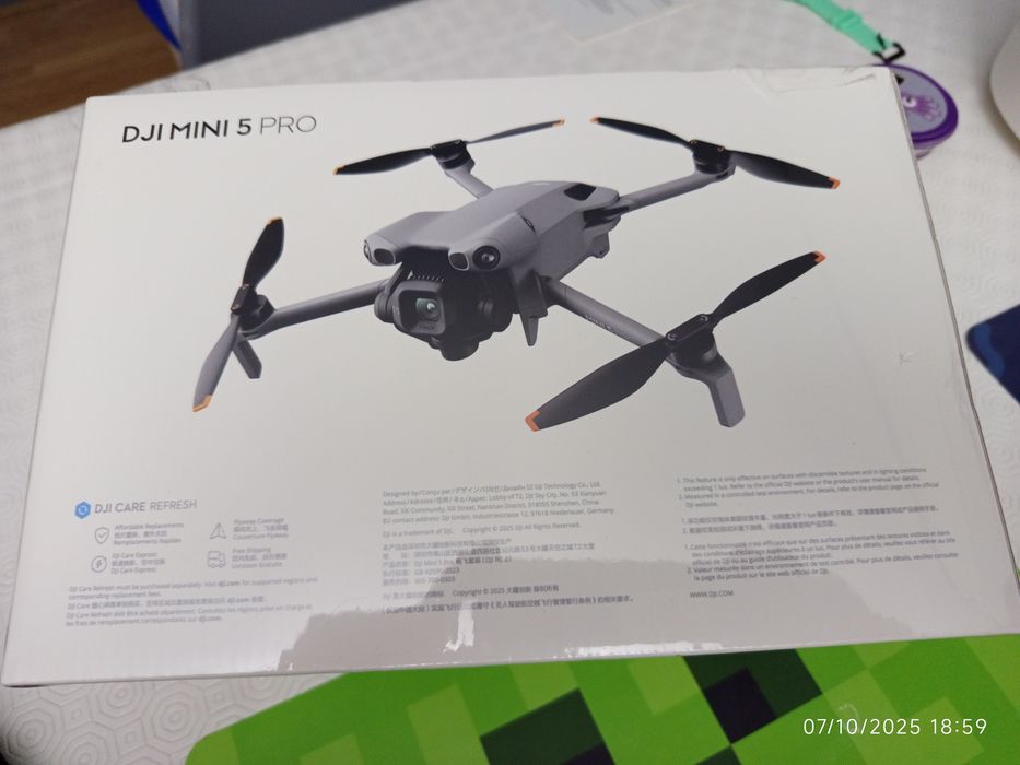 Pack DJI Mini 5 Pro Vuela Más (DJI RC 2) Con 1 año de DJI Care